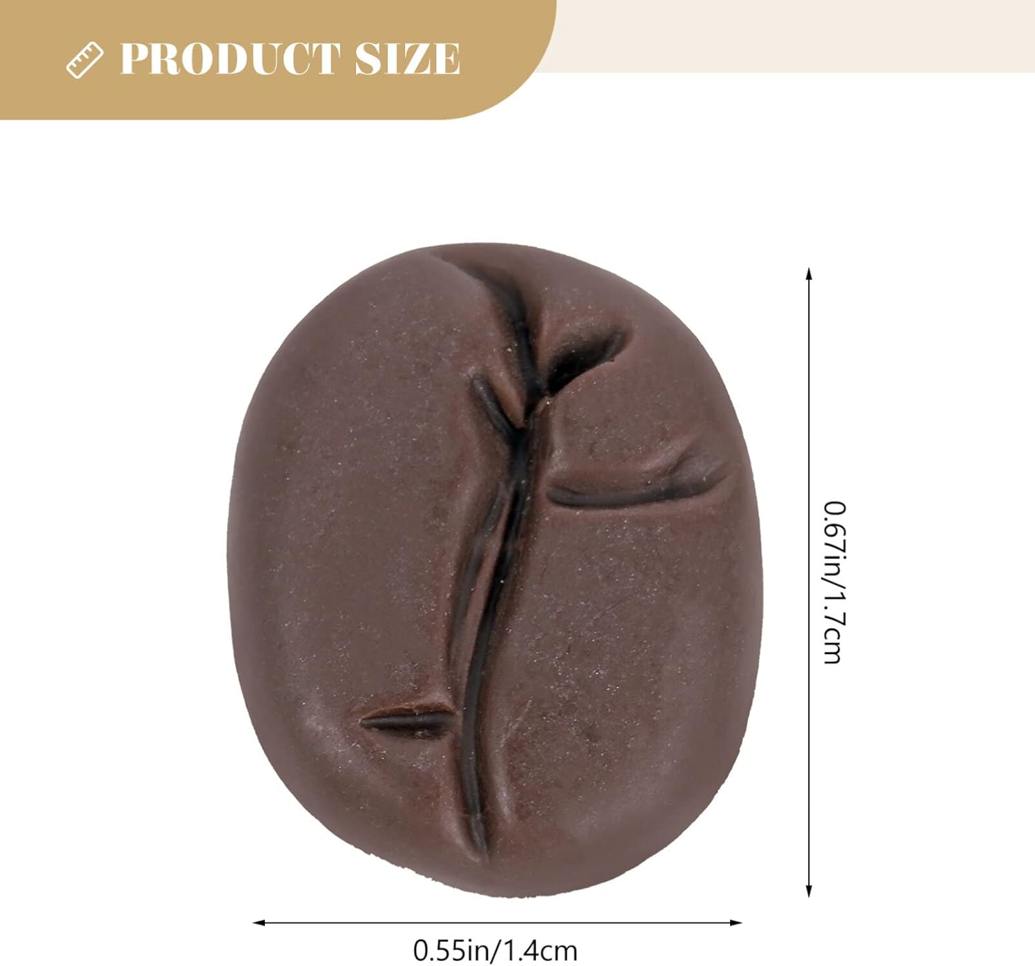 Toyvian Artificial Coffee Beans for DIY Craft and Cafe Display