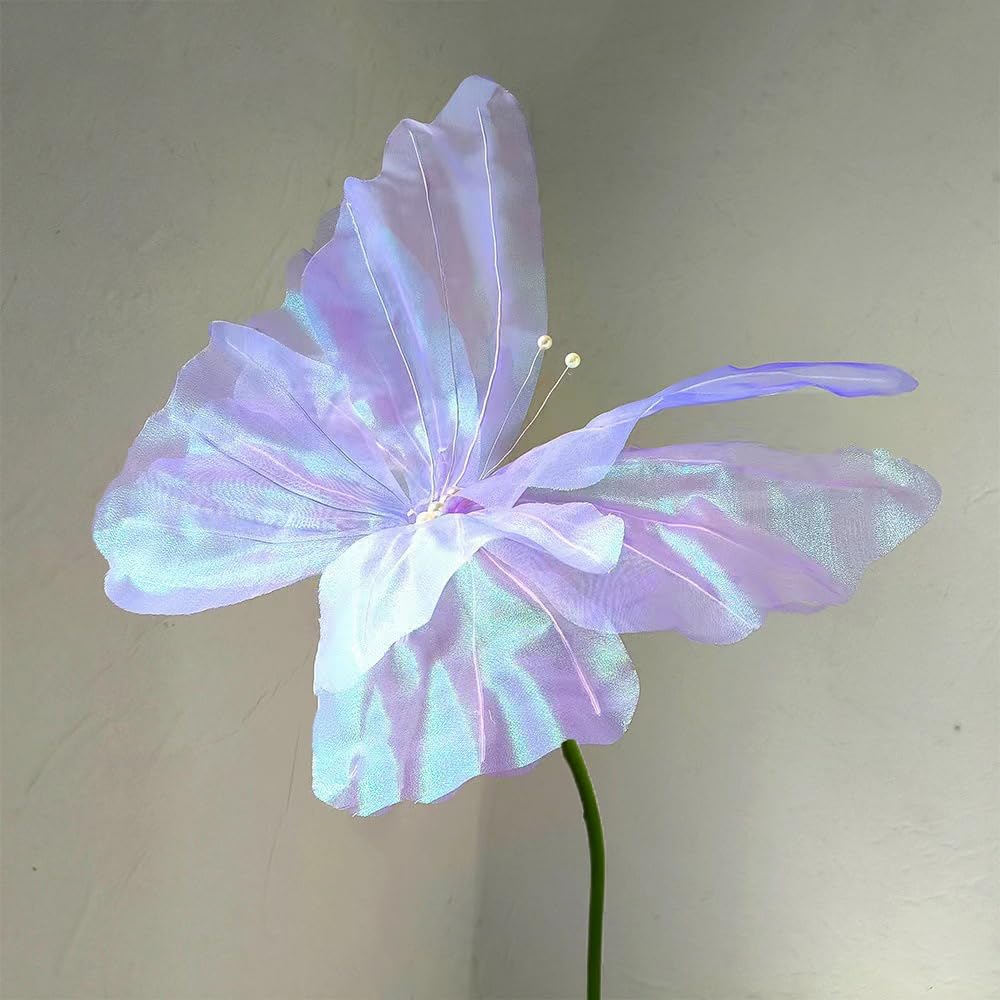 Tall Artificial Plant with Butterfly Arch Pink 1pc