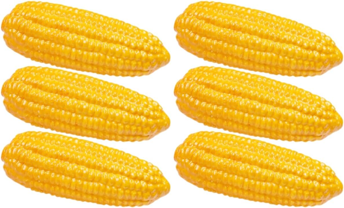 LOGOFUN 6 pcs Artificial Corn Photo Prop Decoration