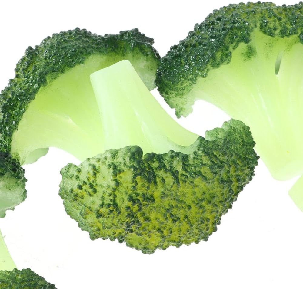 6 Pcs Artificial Broccoli for Kitchen and Decor Use