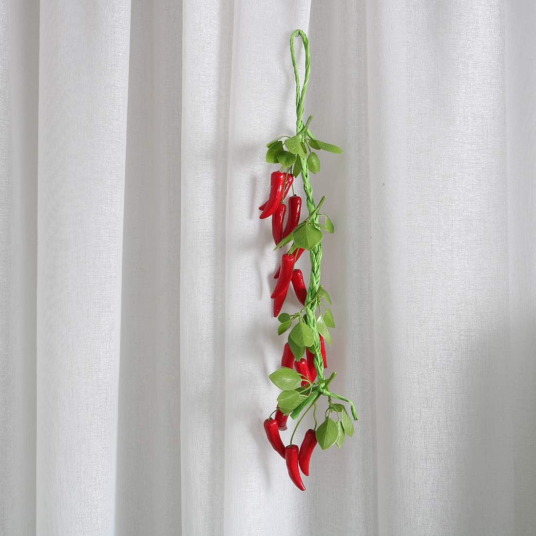 Uxcell Artificial Chili Pepper Garland for Home Decor