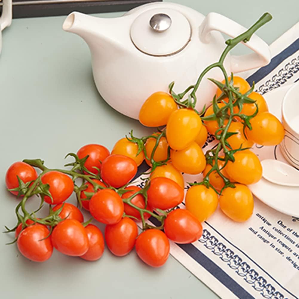 DinQ Set of 3 Artificial Cherry Tomatoes Red