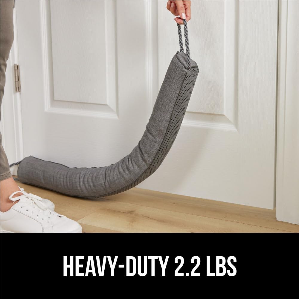 GORILLA GRIP Draft Stopper 32 Inches Slate Gray