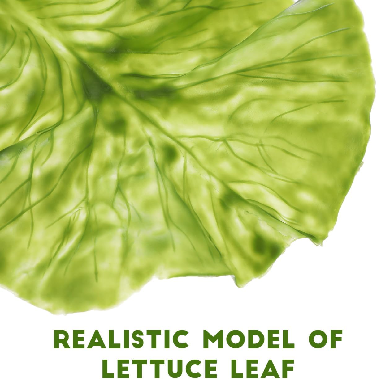 BESPORTBLE 15Pcs Realistic Artificial Lettuce