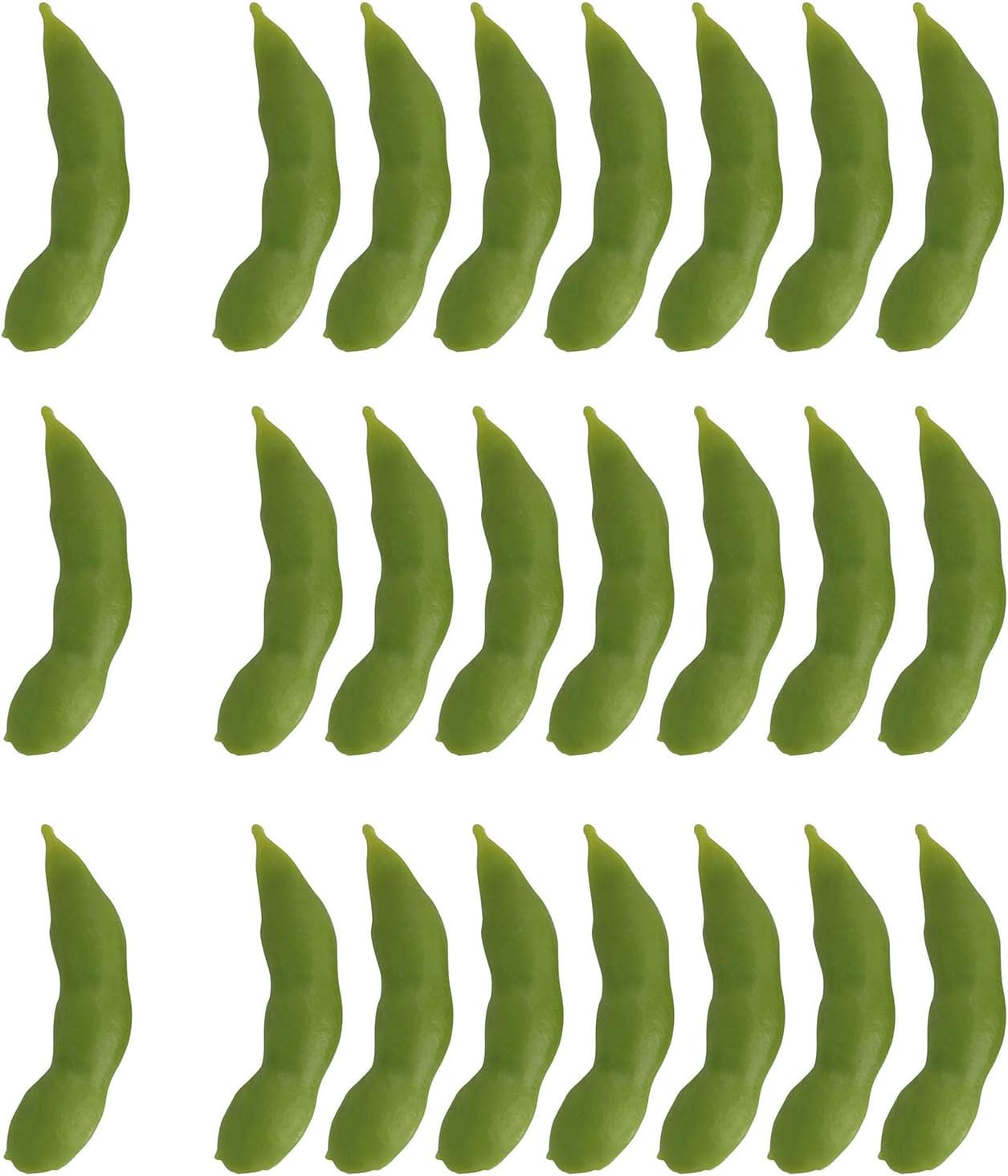 XGNG 24PCS Artificial Soybean Pods for Kitchen Display