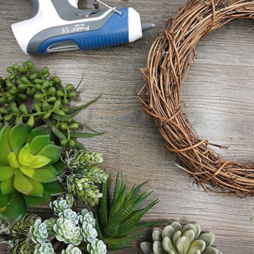 Winlyn 6 Pcs Assorted Fake Succulents Hanging
