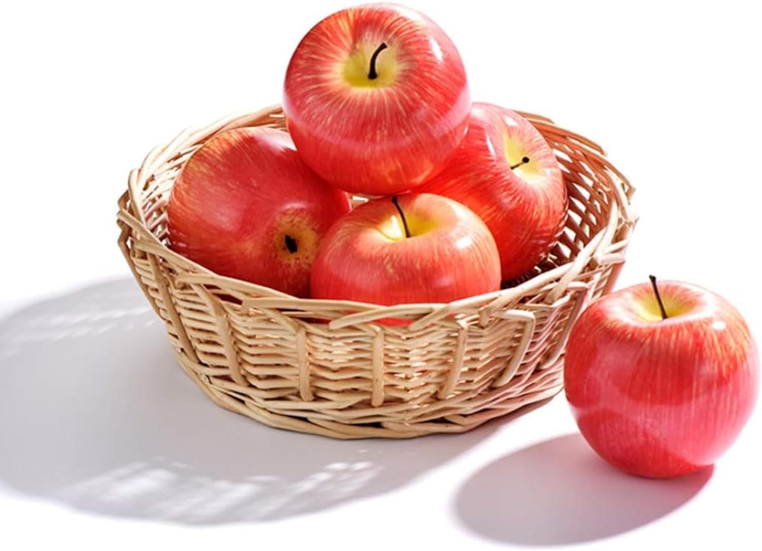 6PCS Artificial Fruits and Vegetables for Decor and Teaching