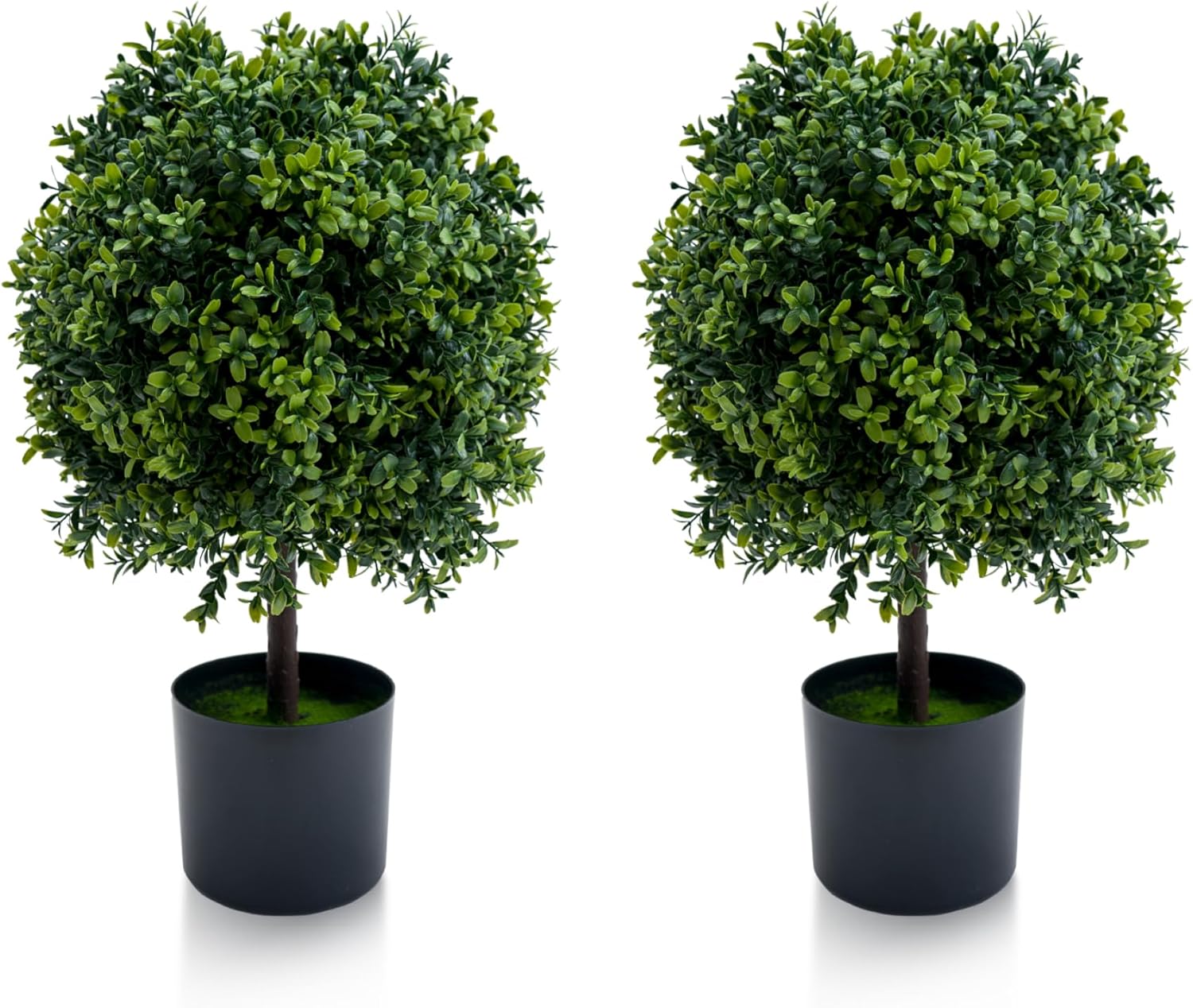 GarveeHome Artificial Topiary Trees Set of 2