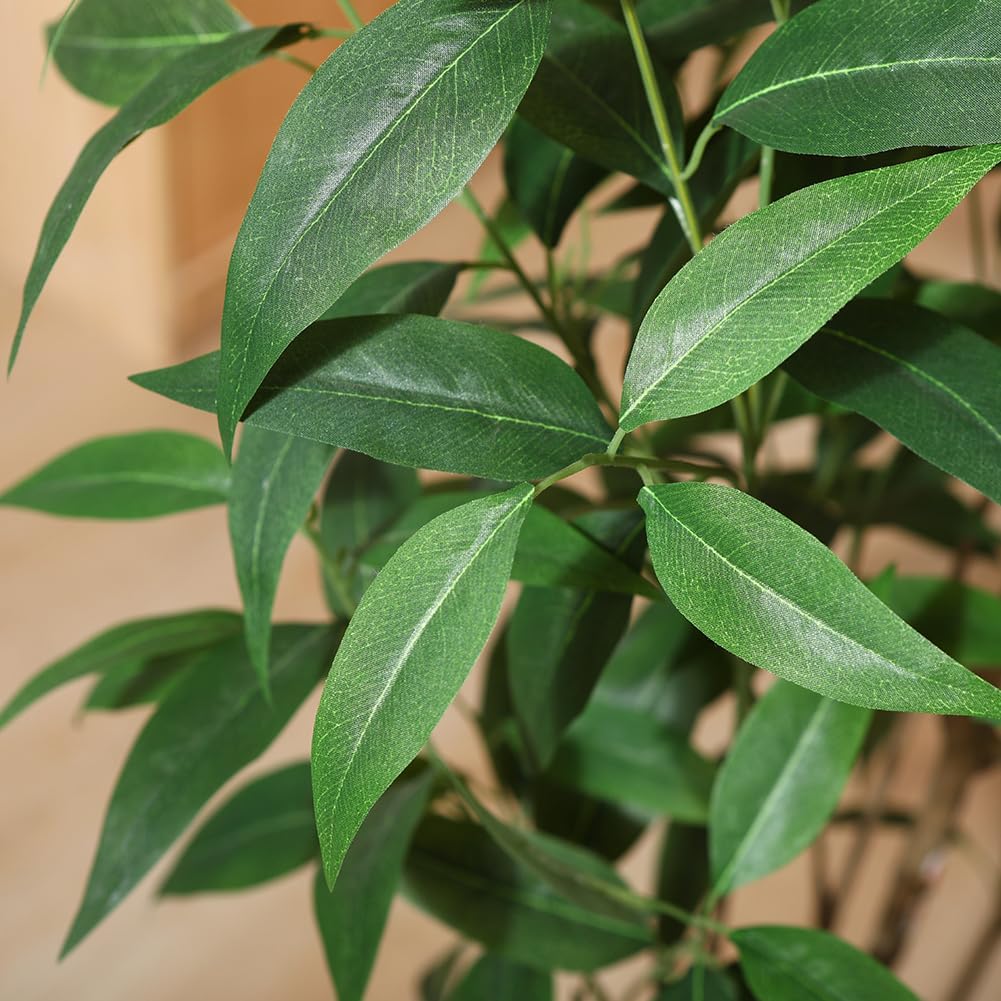 Ferrgoal 4 Ft Artificial Eucalyptus Tree in Pot