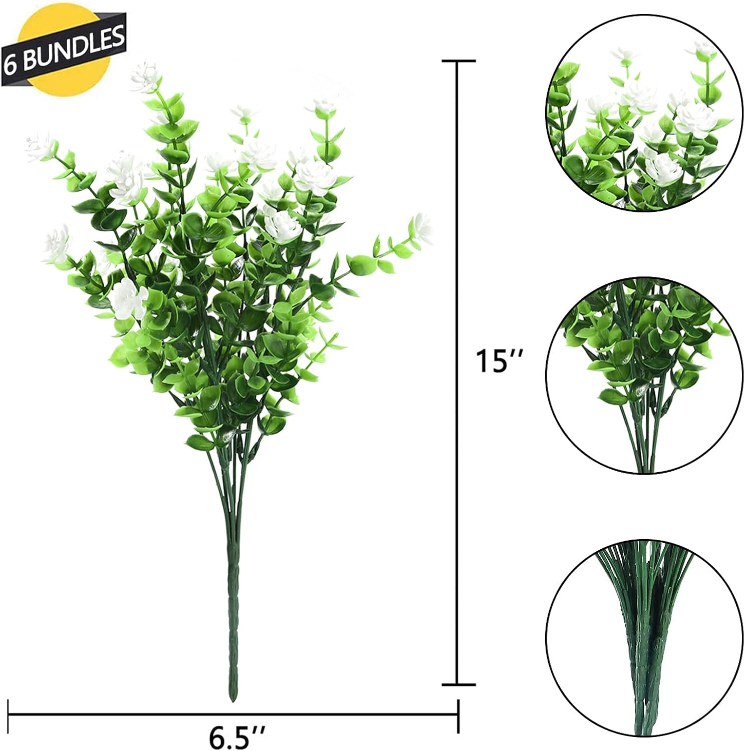 GREENRAIN Artificial Flowers for Outdoor Decoration