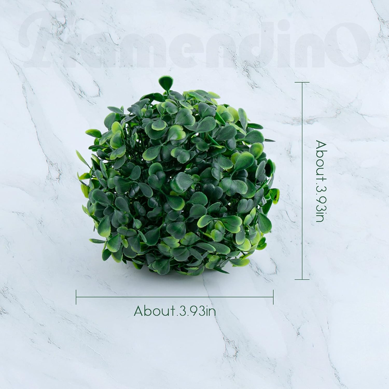 Framendino 6 Pack 4 Inch Artificial Topiary Plant Balls