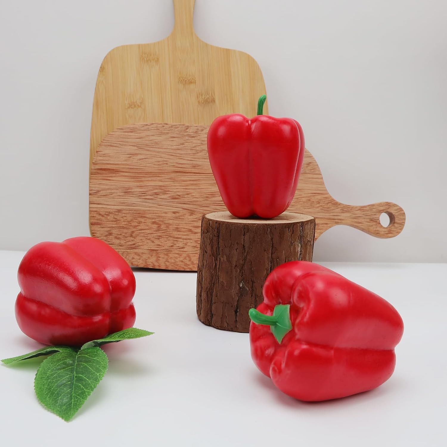 Gresorth 8pcs Artificial Red Pepper Decoration
