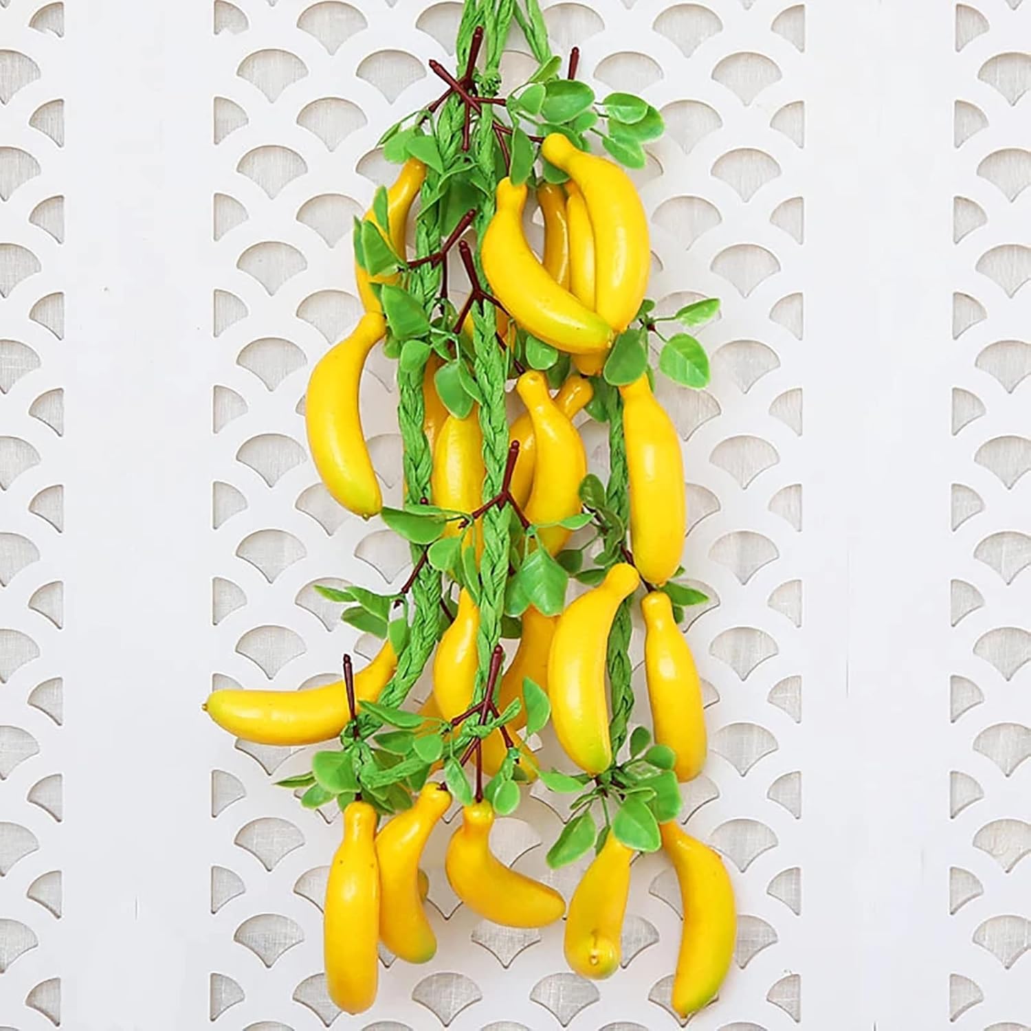 Emivery 2Pcs Artificial Banana Skewers String Hanging Farmhouse Decoration
