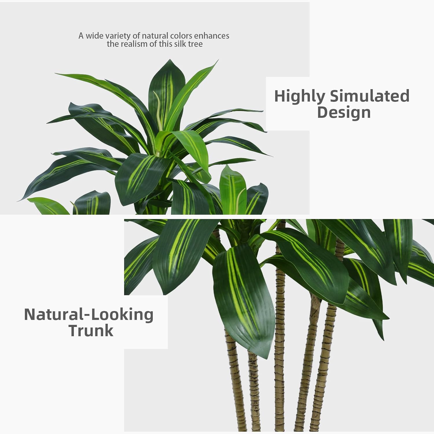 ASTIDY Artificial Dracaena Tree 5FT Decor