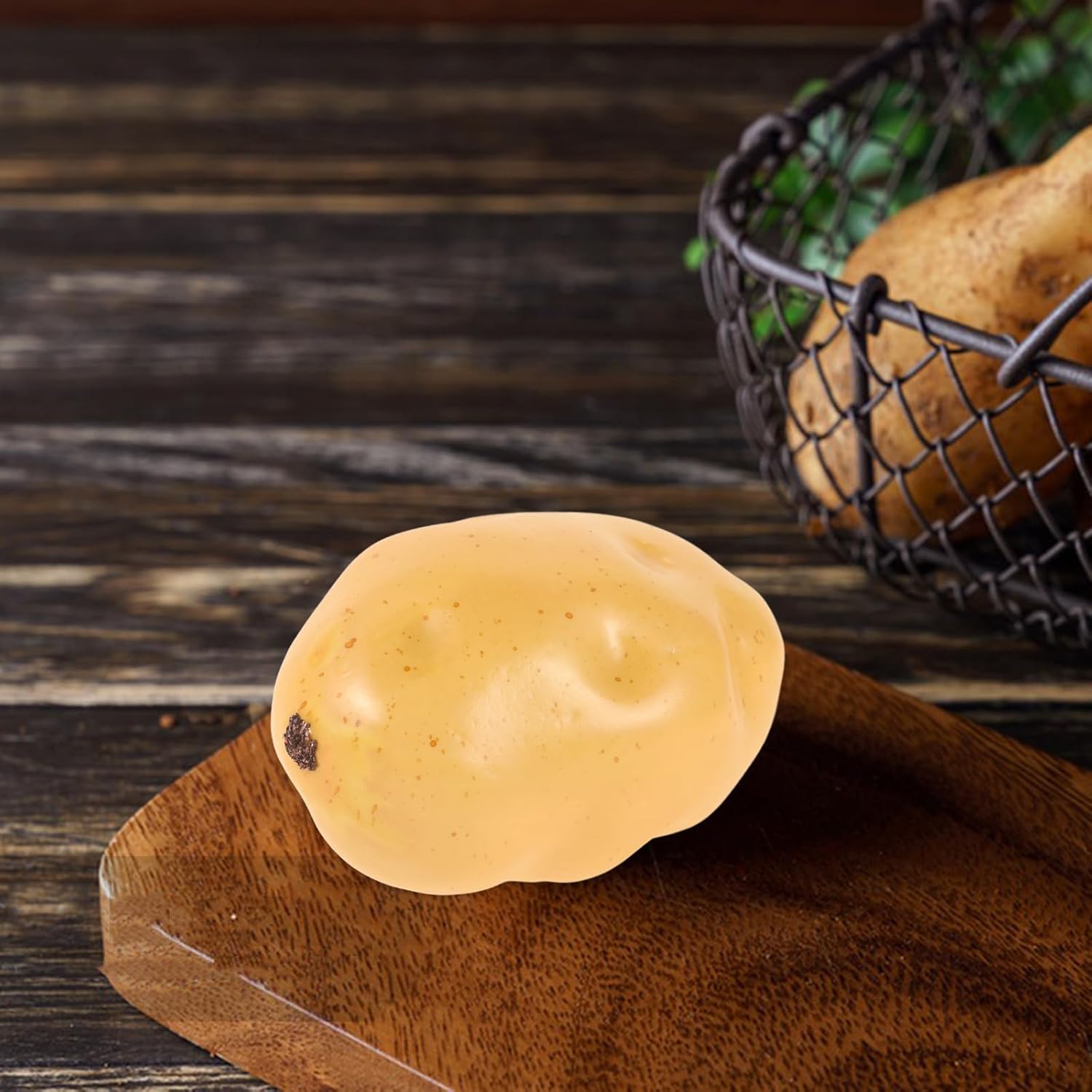 Operitacx 6Pcs Realistic Foam Potato Decor