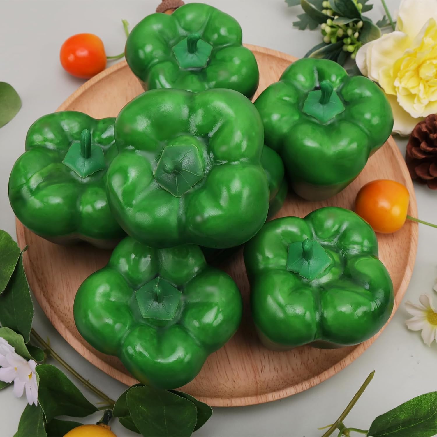 Gresorth 8pcs Artificial Bell Pepper Decoration