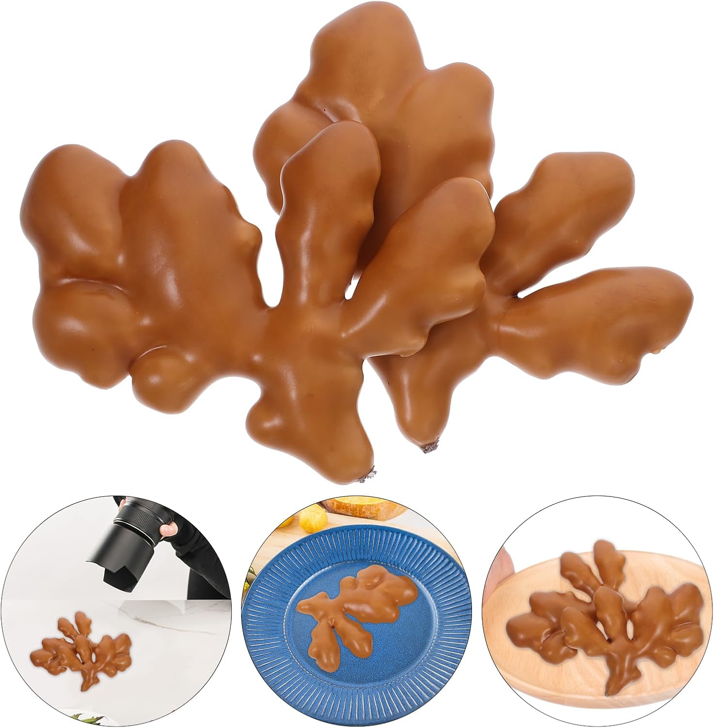 LUOZZY 2PCS Realistic Fake Ginger Home Decor