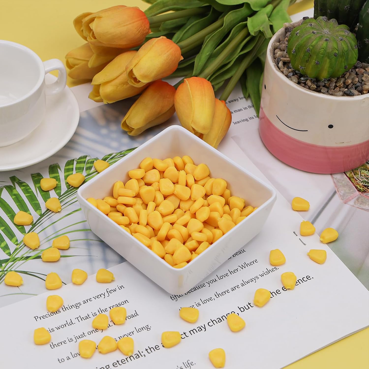Woration Lifelike Fake Corn Niblet Artificial Decoration 50g
