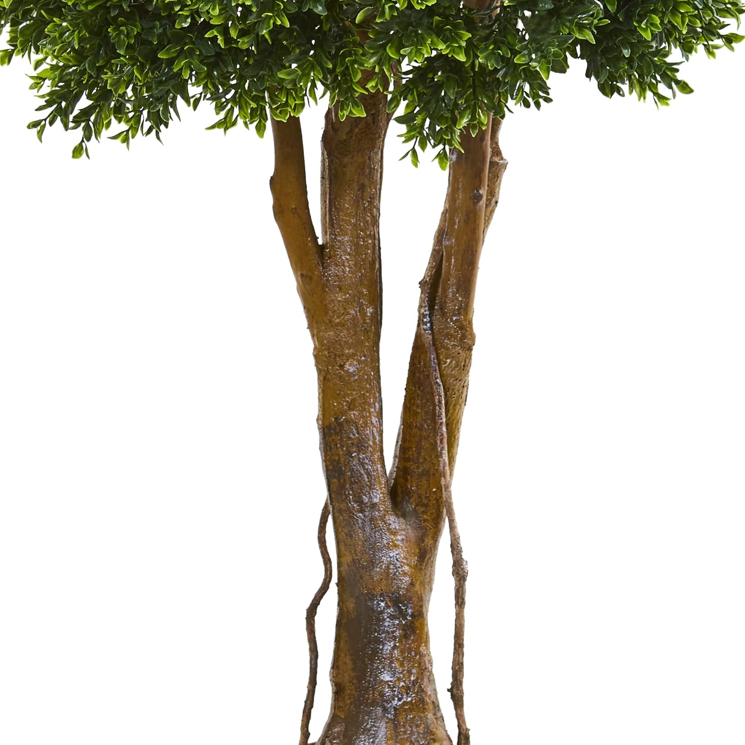 Nearly Natural 46 Inch Artificial Topiary Tree with Black Planter