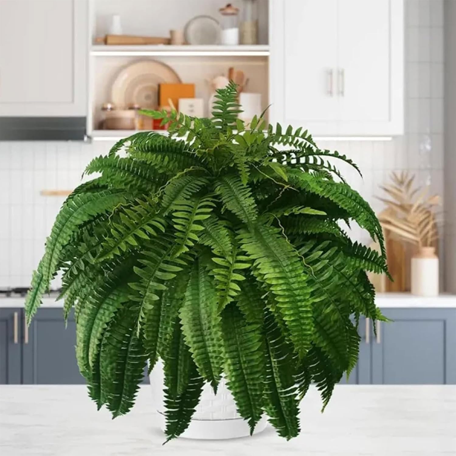 UV Resistant Artificial Boston Ferns 38 Leaves