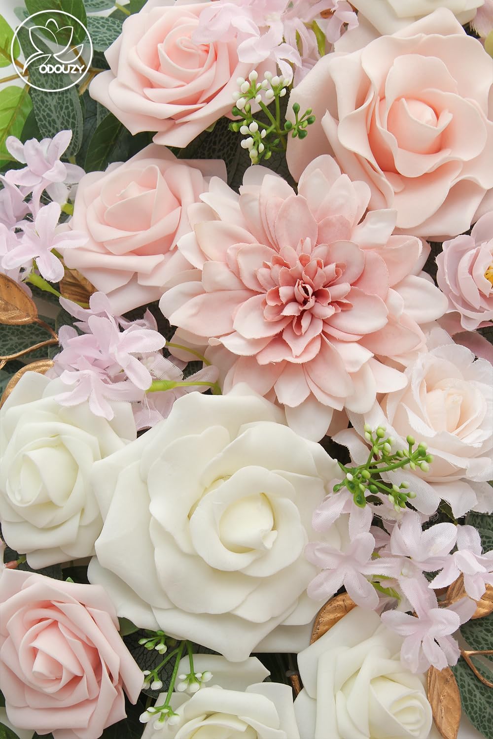Pack of 2 Artificial Wedding Arch Flowers Light Pink