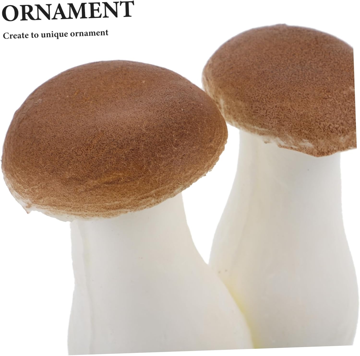 Realistic Fake Mushroom Figurine for Home Decor