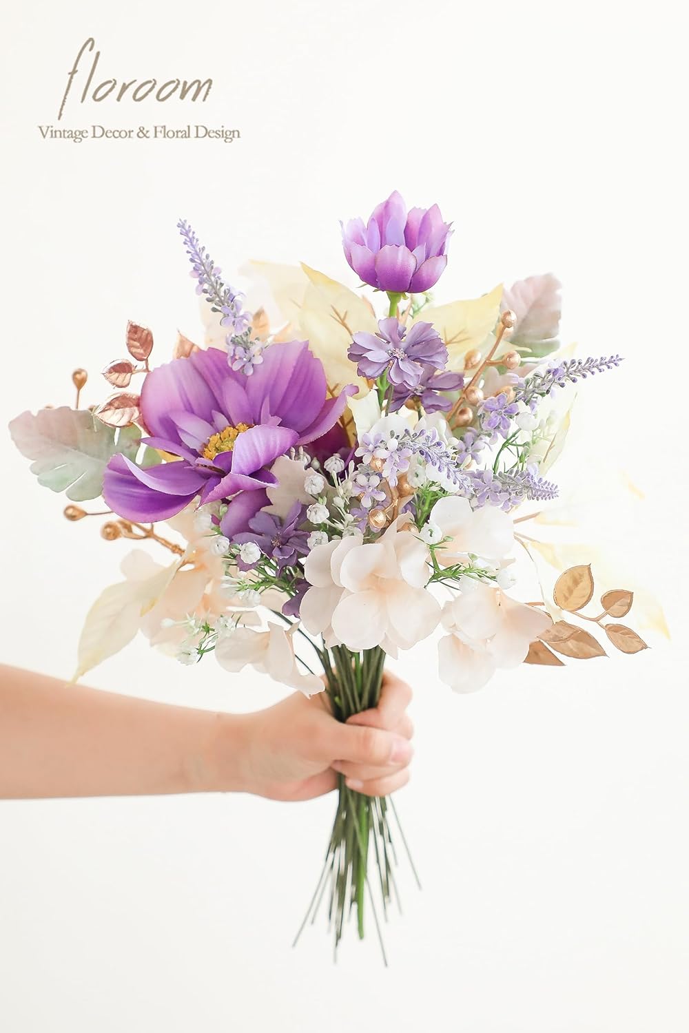 Floroom Artificial Greenery Stems Box Set 45pcs