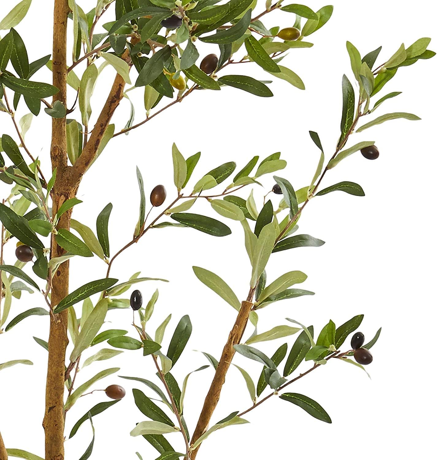 Nearly Natural 82in Olive Artificial Silk Tree