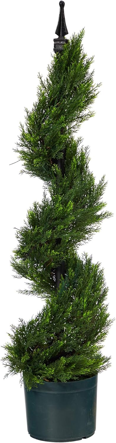 Nearly Natural 3ft Cypress Spiral Artificial Tree