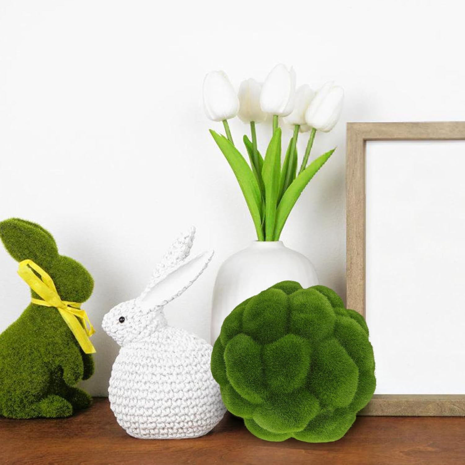 2pcs Realistic Artificial Topiary Balls for Decor