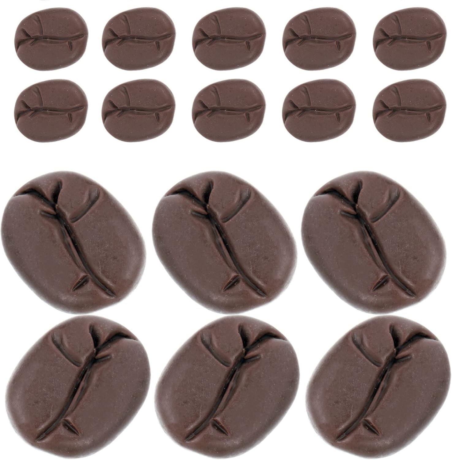 Toyvian Artificial Coffee Beans for DIY Craft and Cafe Display