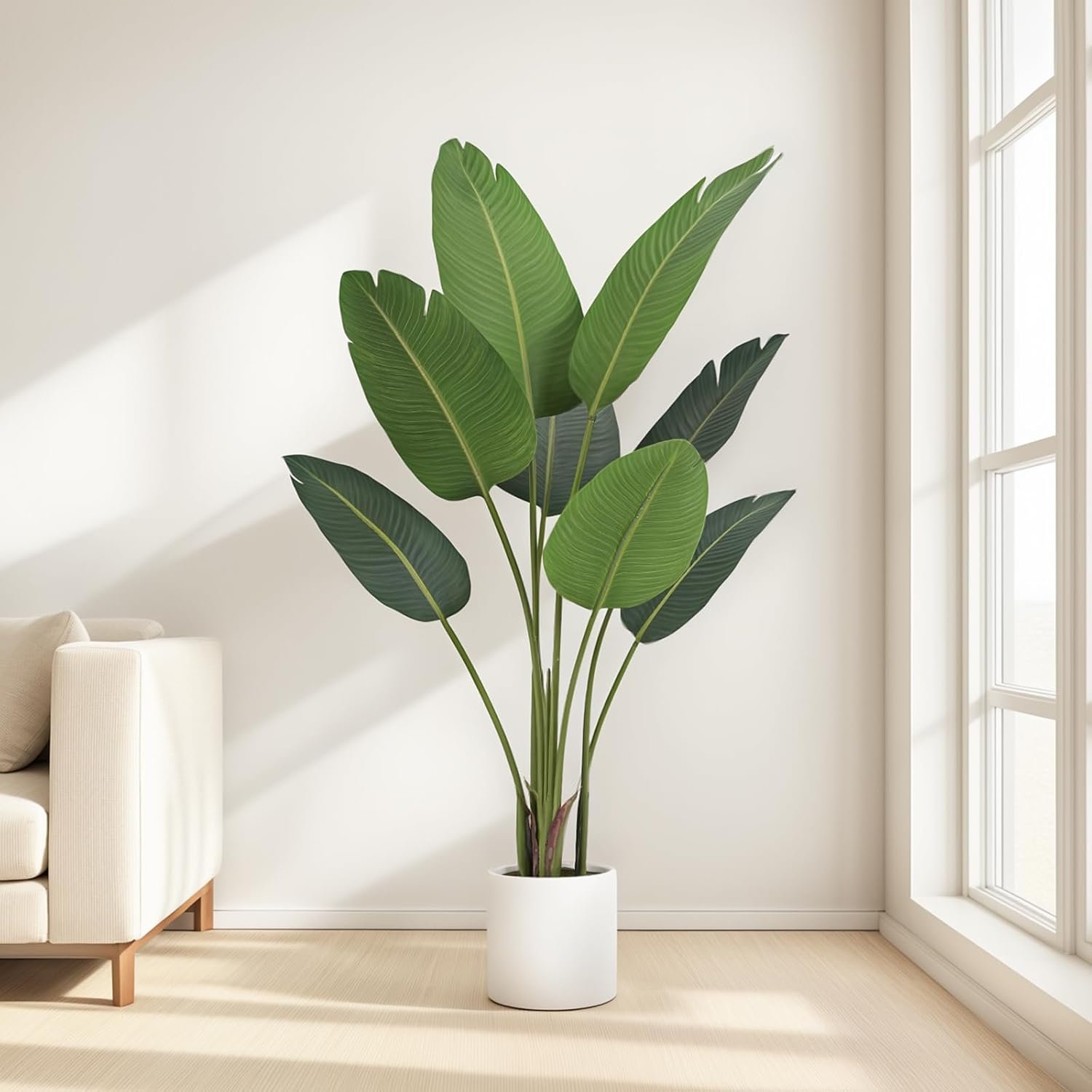 Jocoevol Bird of Paradise Artificial Plant 4FT