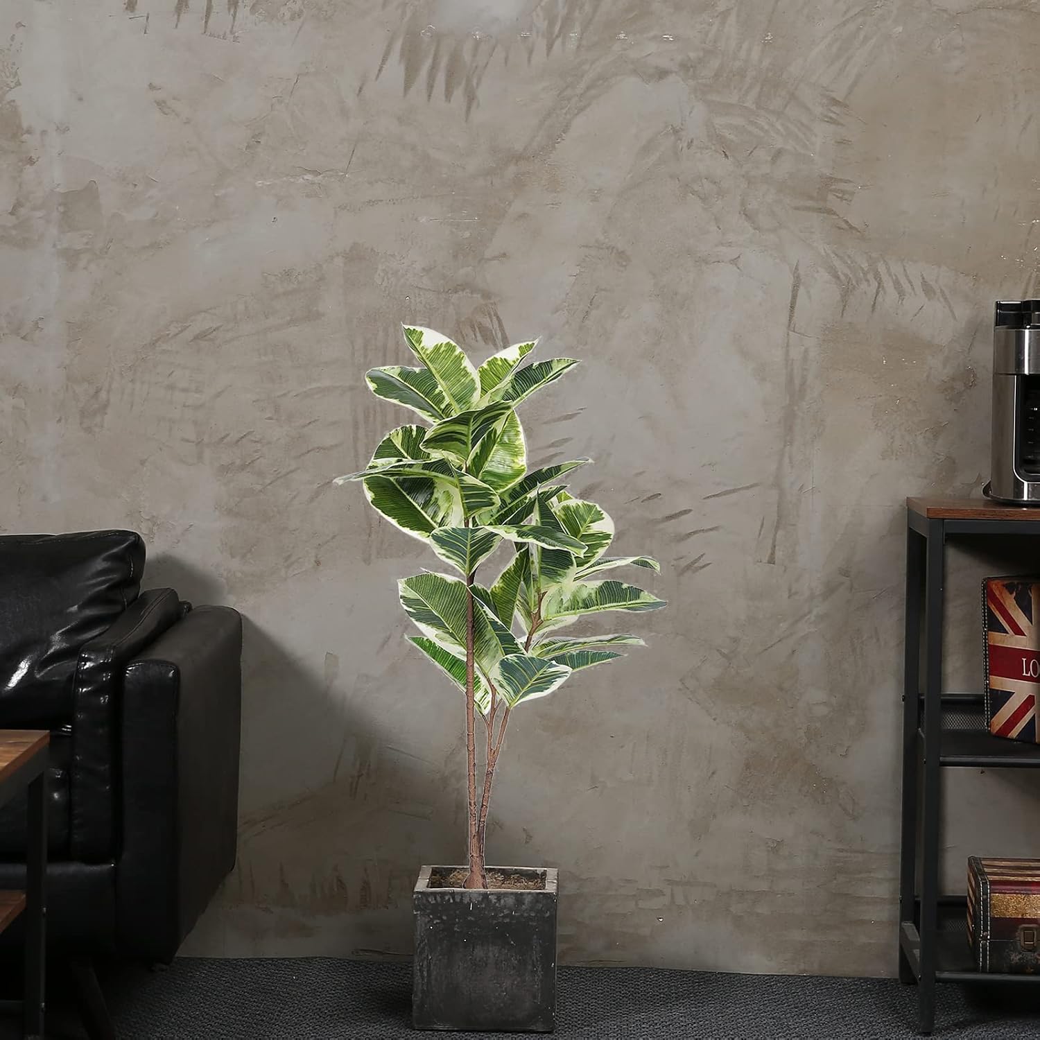 Floworld 43in Tall Artificial Ficus Tree with Pot