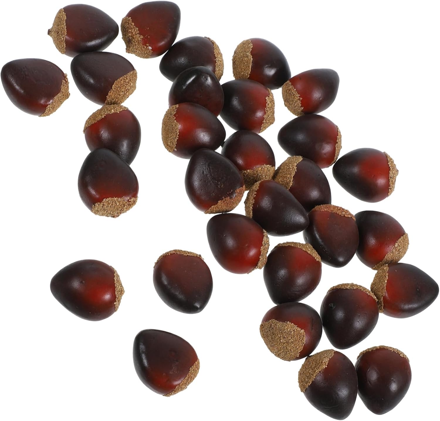 Zerodeko 60pcs Realistic Artificial Chestnut Decor