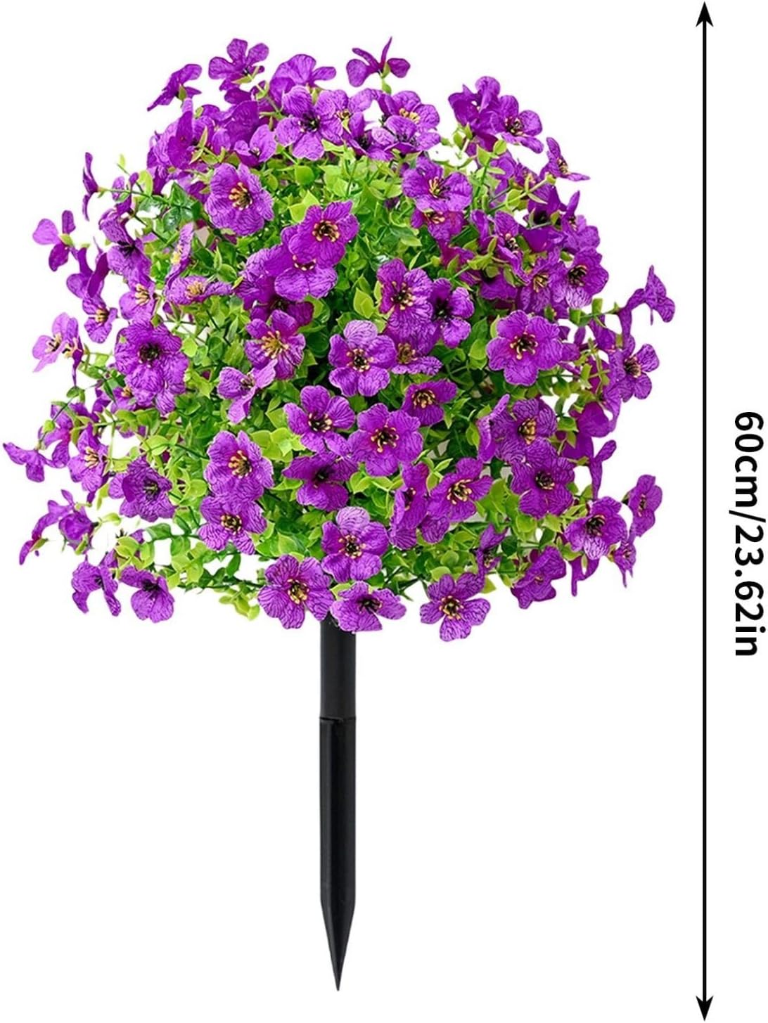 Uscallm Artificial Rose Bushes 2PCS Outdoor Decor
