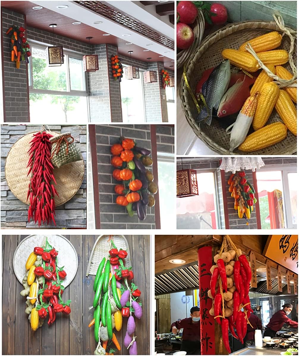 Artificial Vegetable Fruit String Set 20 Pieces