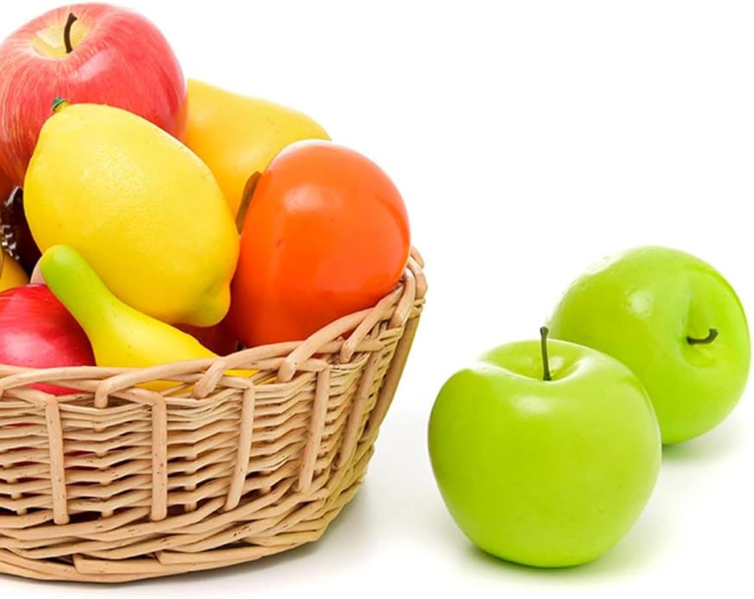 6PCS Artificial Fruits and Vegetables for Decor and Teaching