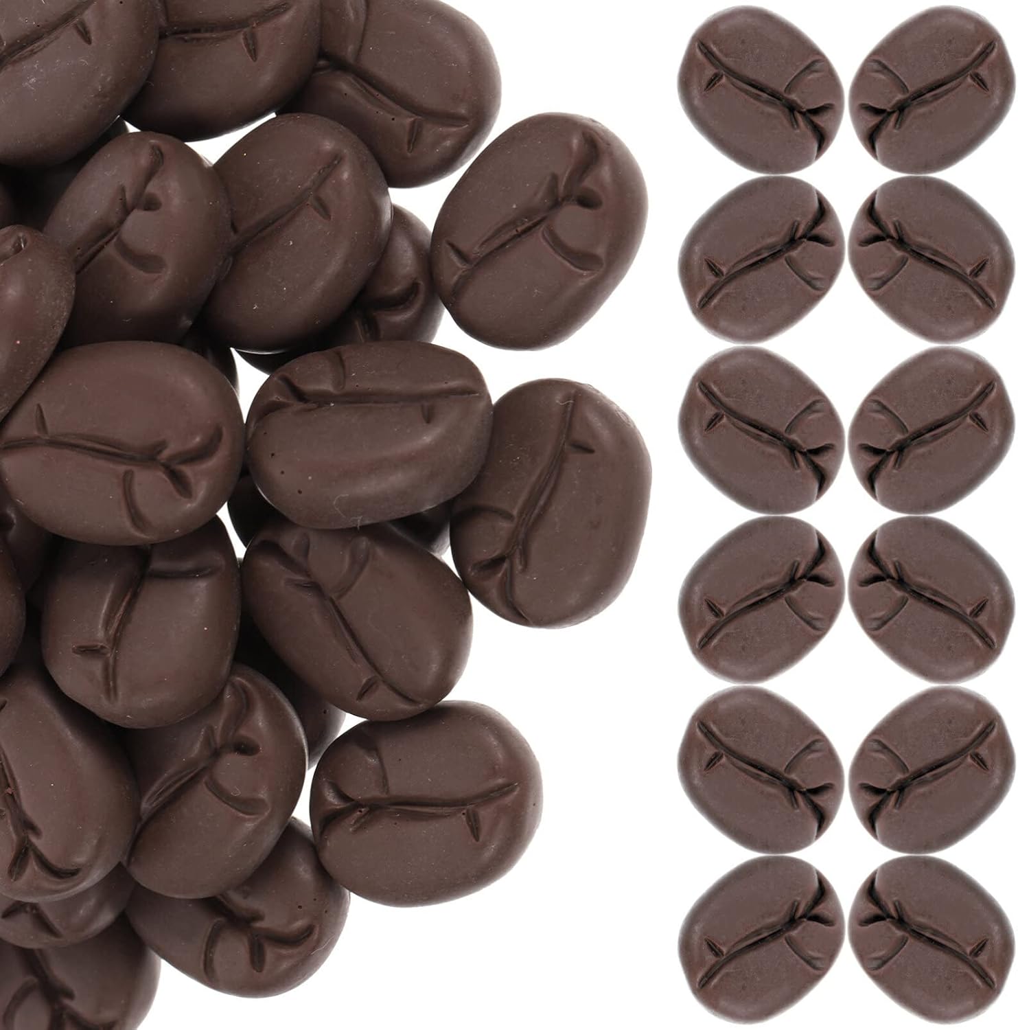 Toyvian Artificial Coffee Beans for DIY Craft and Cafe Display