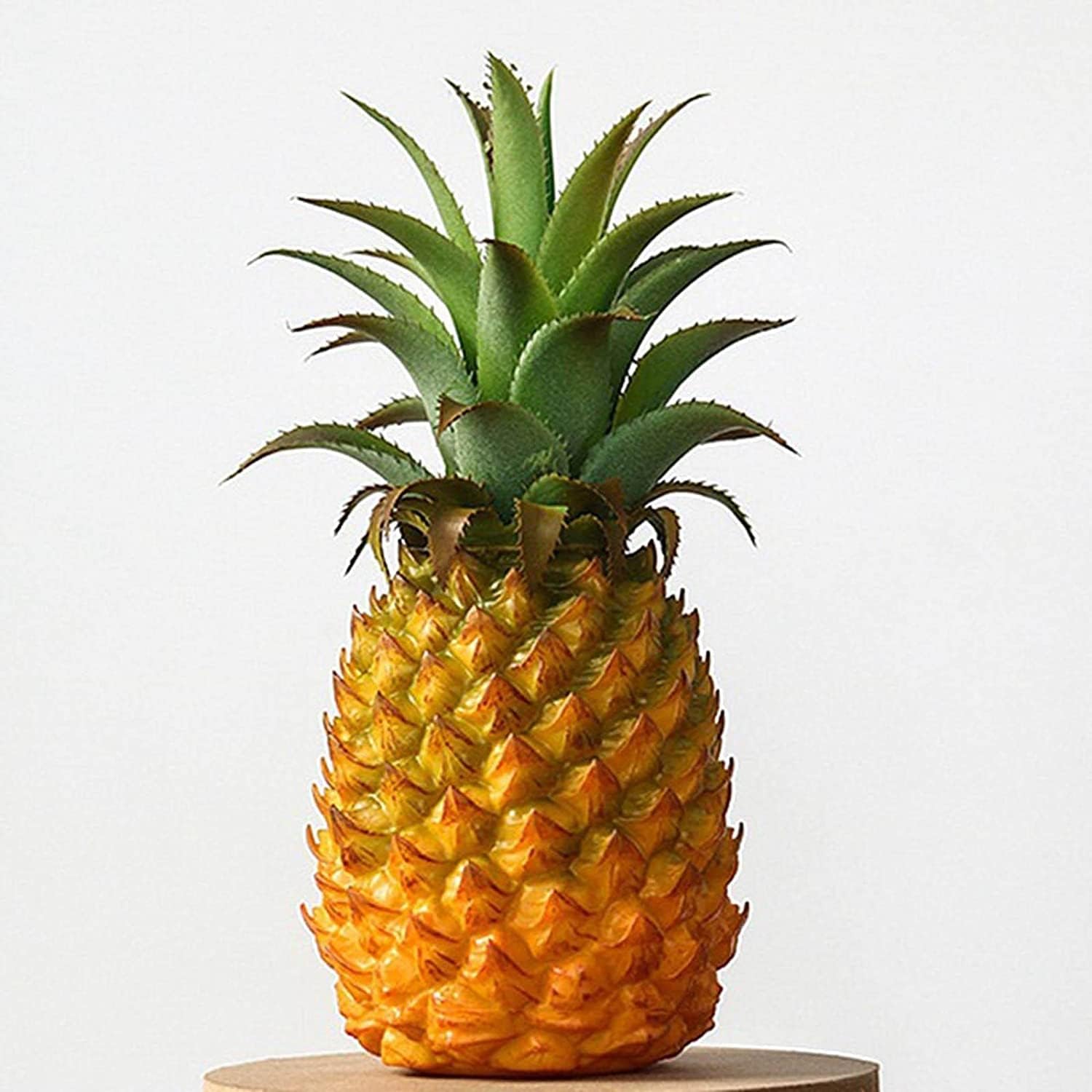 KODORIA Artificial Pineapple Decor Statue Yellow Small