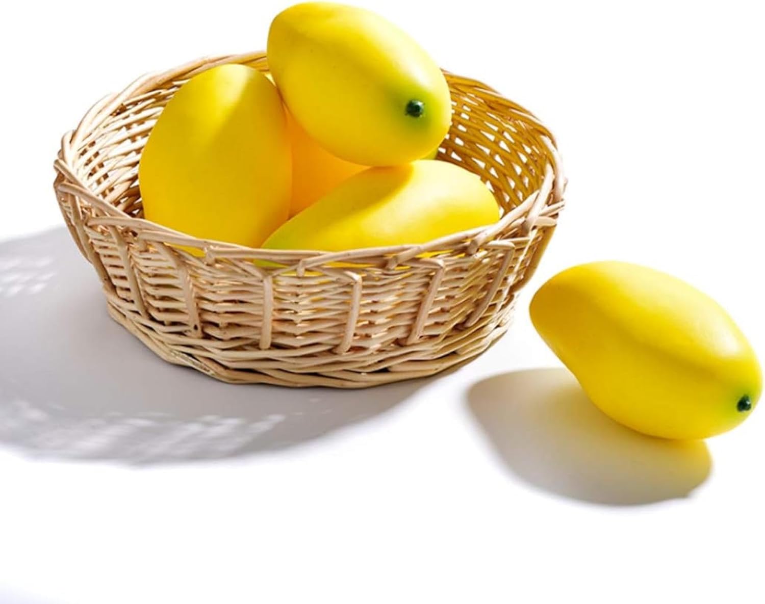 6PCS Artificial Fruits and Vegetables for Decor and Teaching