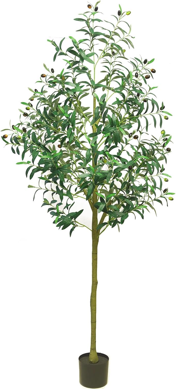 6FT Adjustable Fake Olive Tree for Home Office Decor