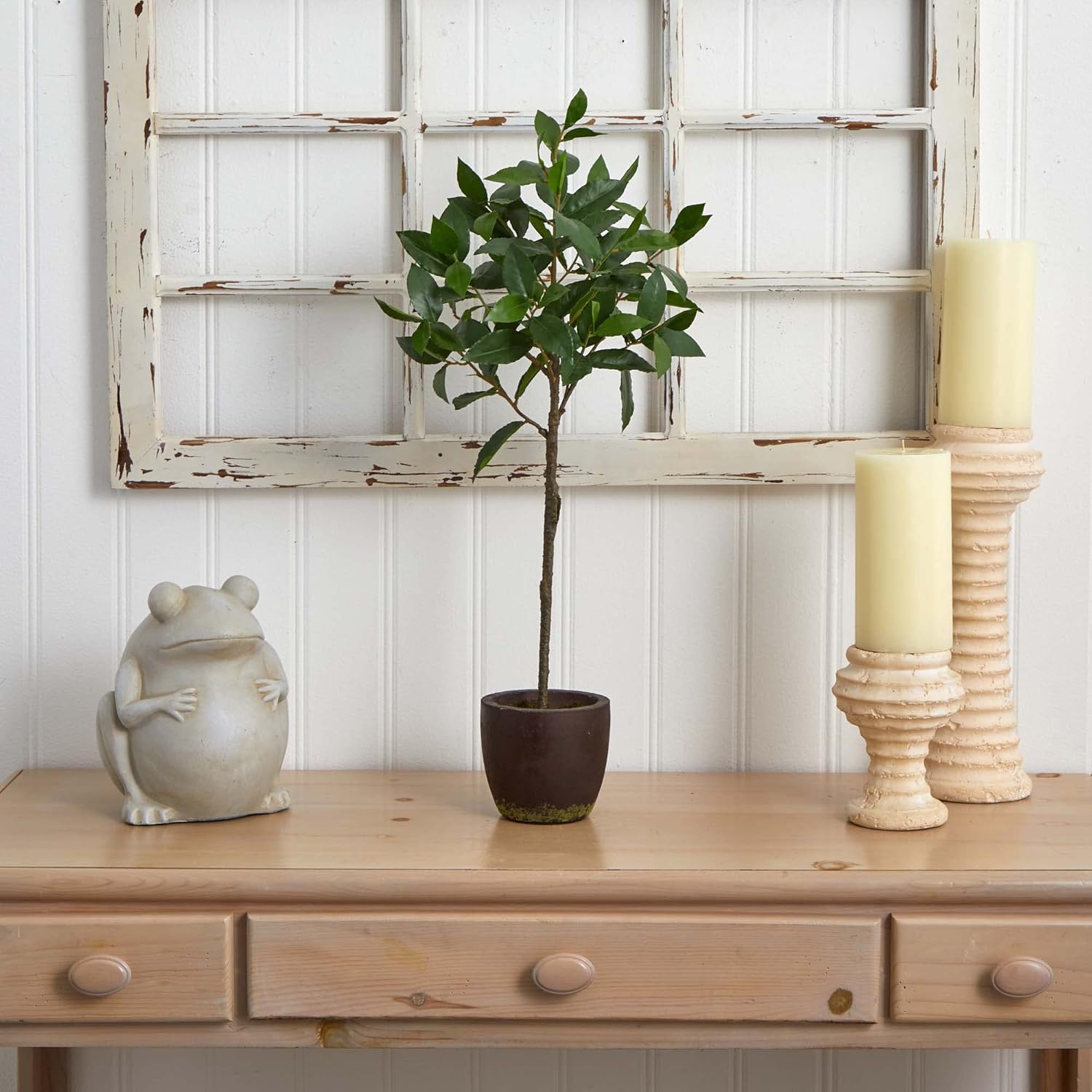 Nearly Natural 29 Inch Topiary with Decorative Planter