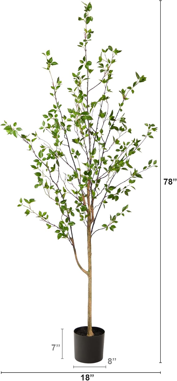 Nearly Natural 65ft Minimalist Citrus Artificial Tree
