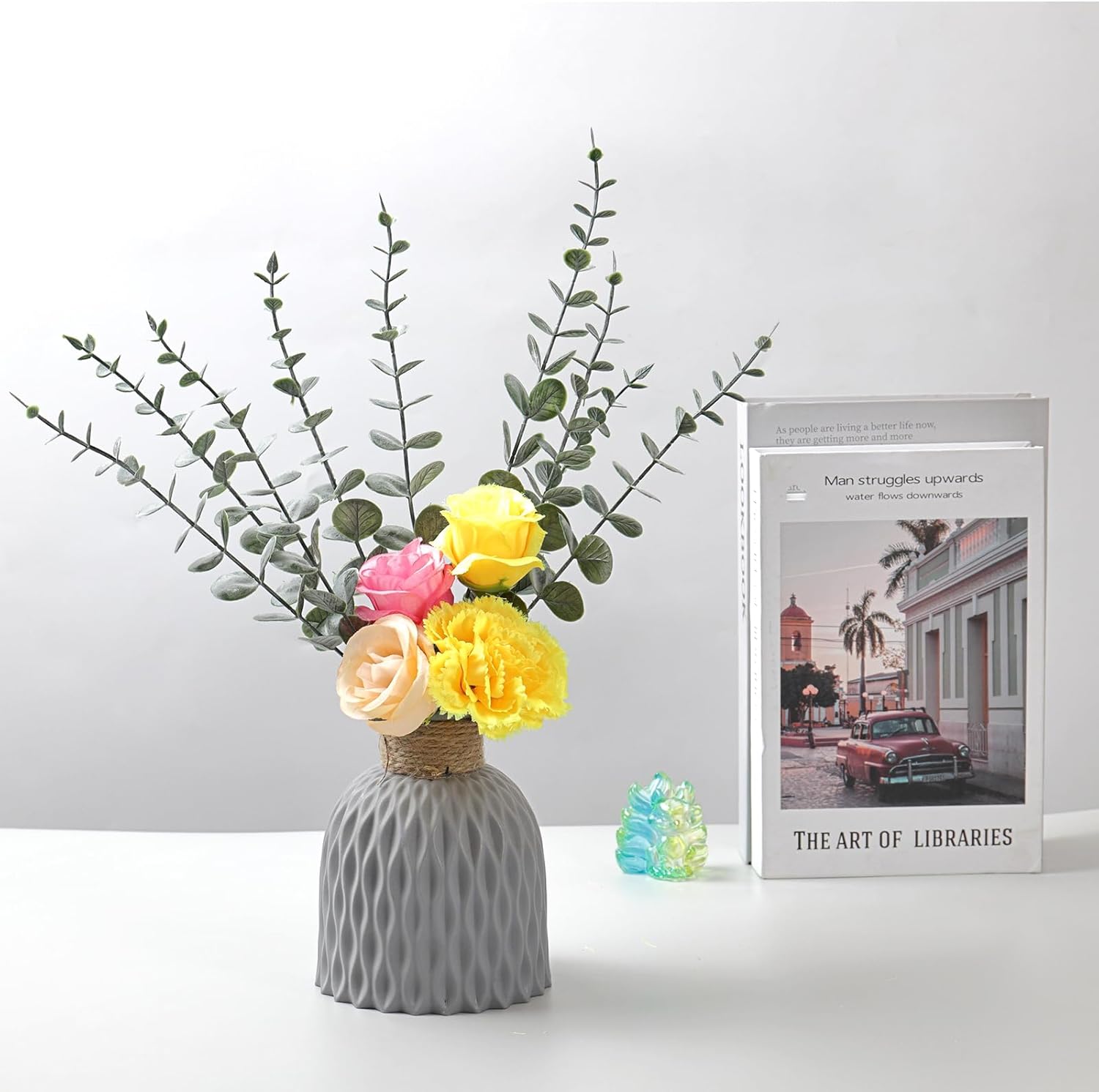 20Pcs Artificial Eucalyptus Stems for Decor