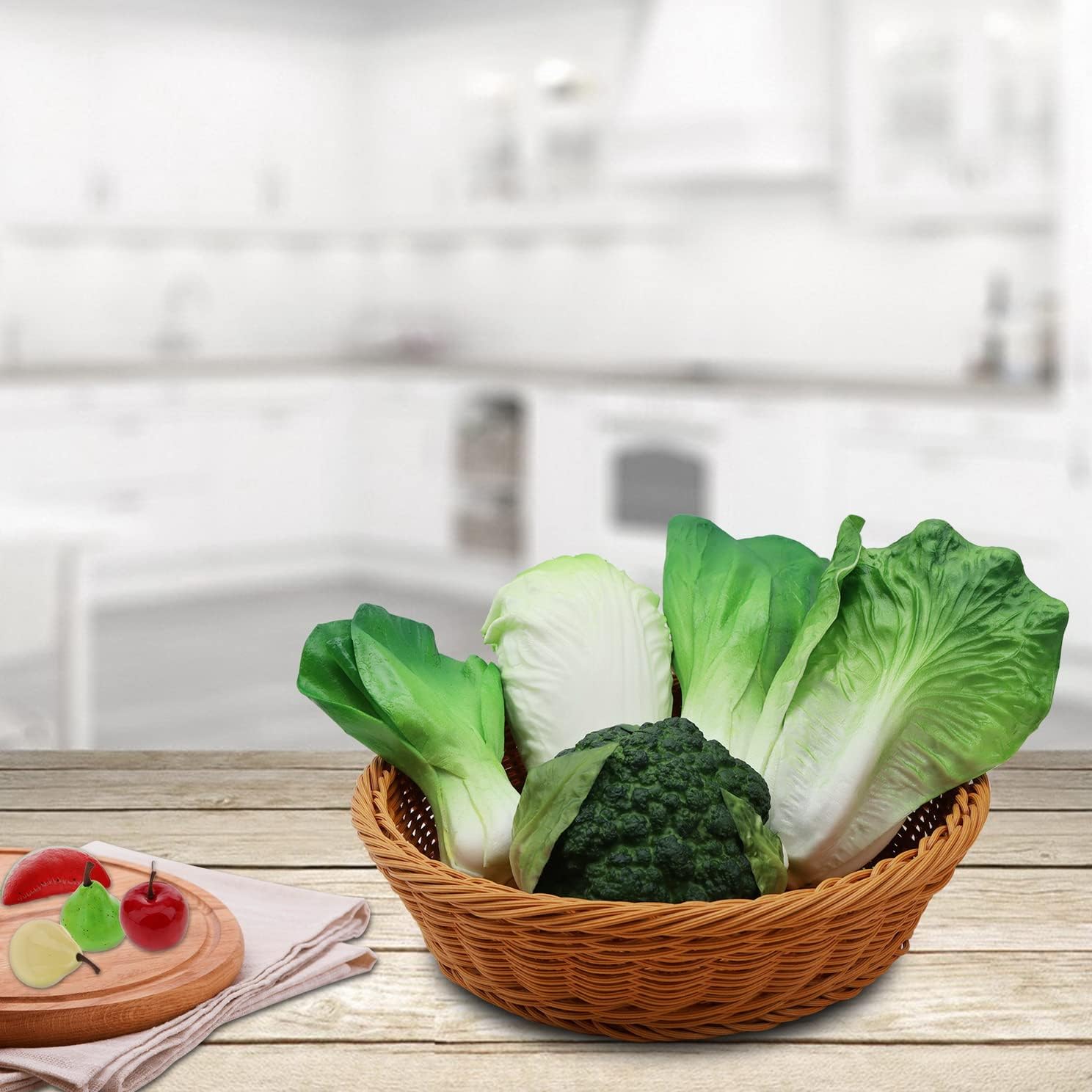 Woration Realistic Artificial Vegetable Set 5pcs