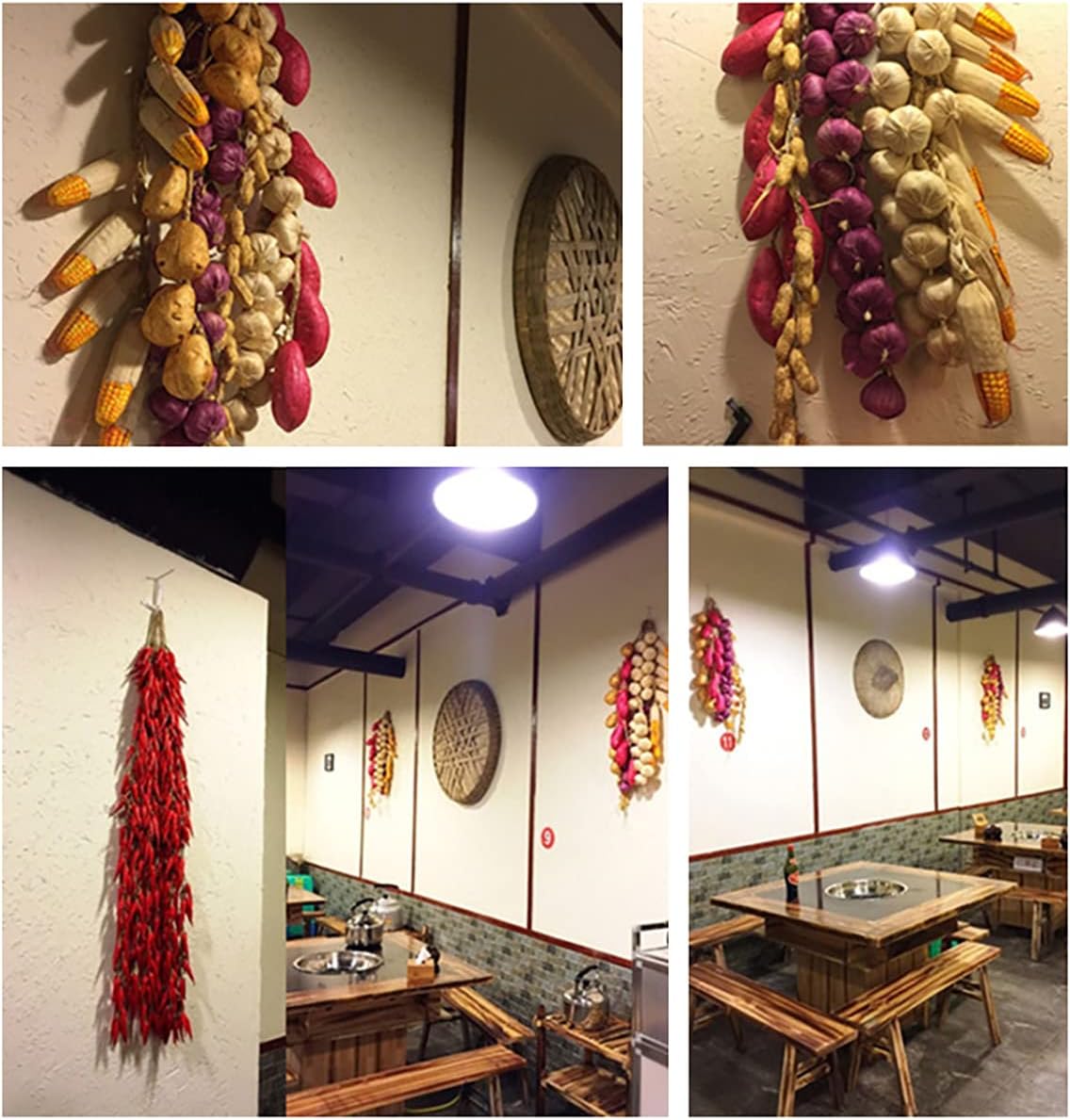 Artificial Vegetable Fruit String Set 20 Pieces