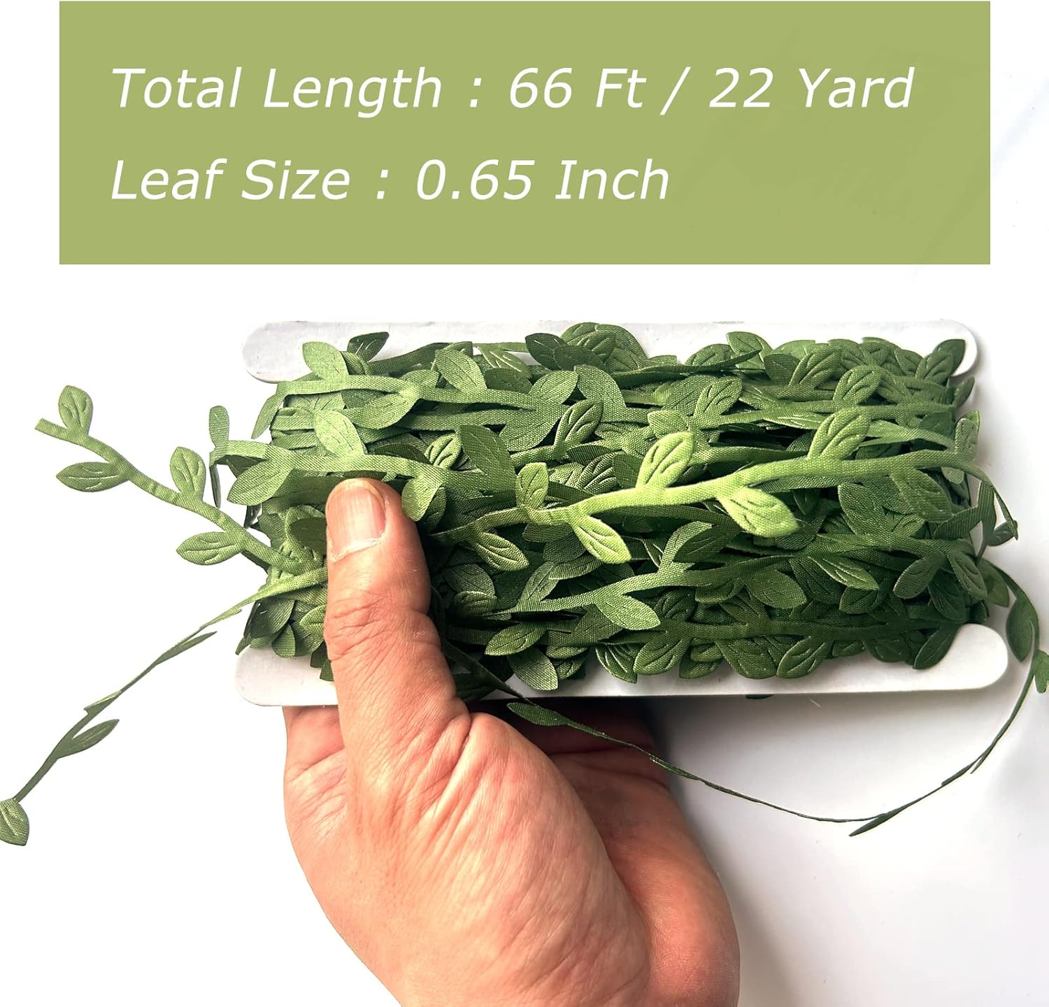 66 Ft Artificial Vines Green Leaf Garland Wreath Accessory