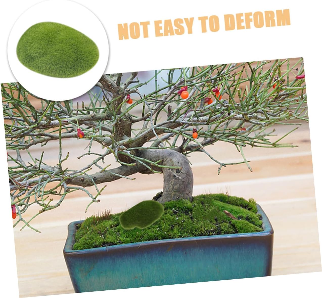 12Pcs Artificial Moss Rocks for DIY Micro Landscape Decor