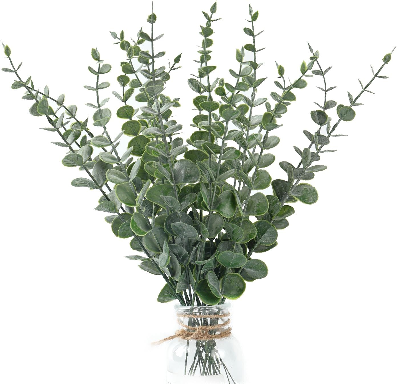 20Pcs Artificial Eucalyptus Stems for Decor