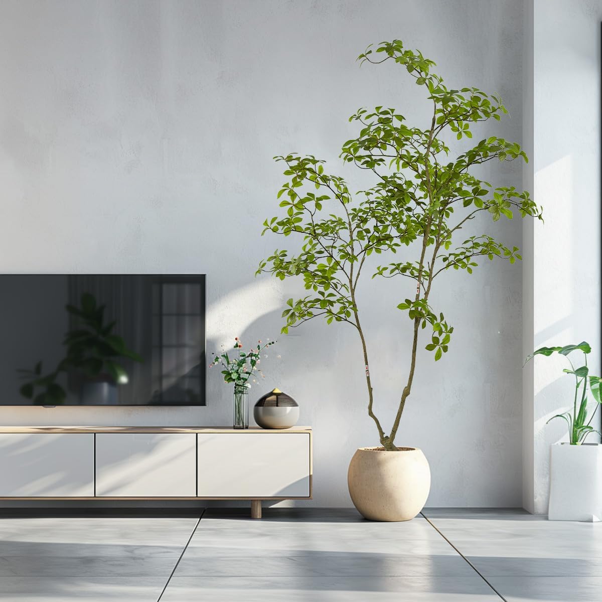 6ft Artificial Gardenia Tree for Home Office Decor